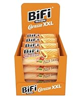 BiFi Carazza Original XXL - 16er Pack (16 x 75g) – Pizza Snack - Mini Pizza To Go - für Unterwegs, das Büro und die Mittagspause - mit Salami, Pizzasauce und Käse