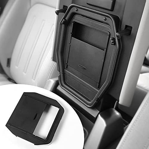 Bomely Hidden Storage Box Compatible with Land Rover Defender 90 110 130 Center Console Organizer Armrest Tray Hidden Storage Box For Defender 2020-2025 Accessories