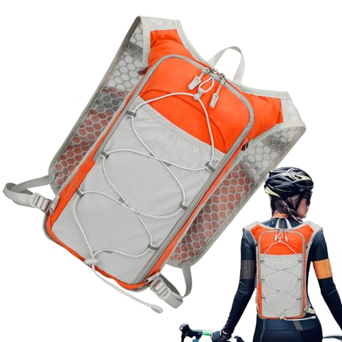 Paquete de hidratación Running, Mochila de hidratación Running - Maratoner Race Water Daypack,Mochila Reflectante para la Mochila Hydration Day Pack para Ciclismo Camping for Men Women