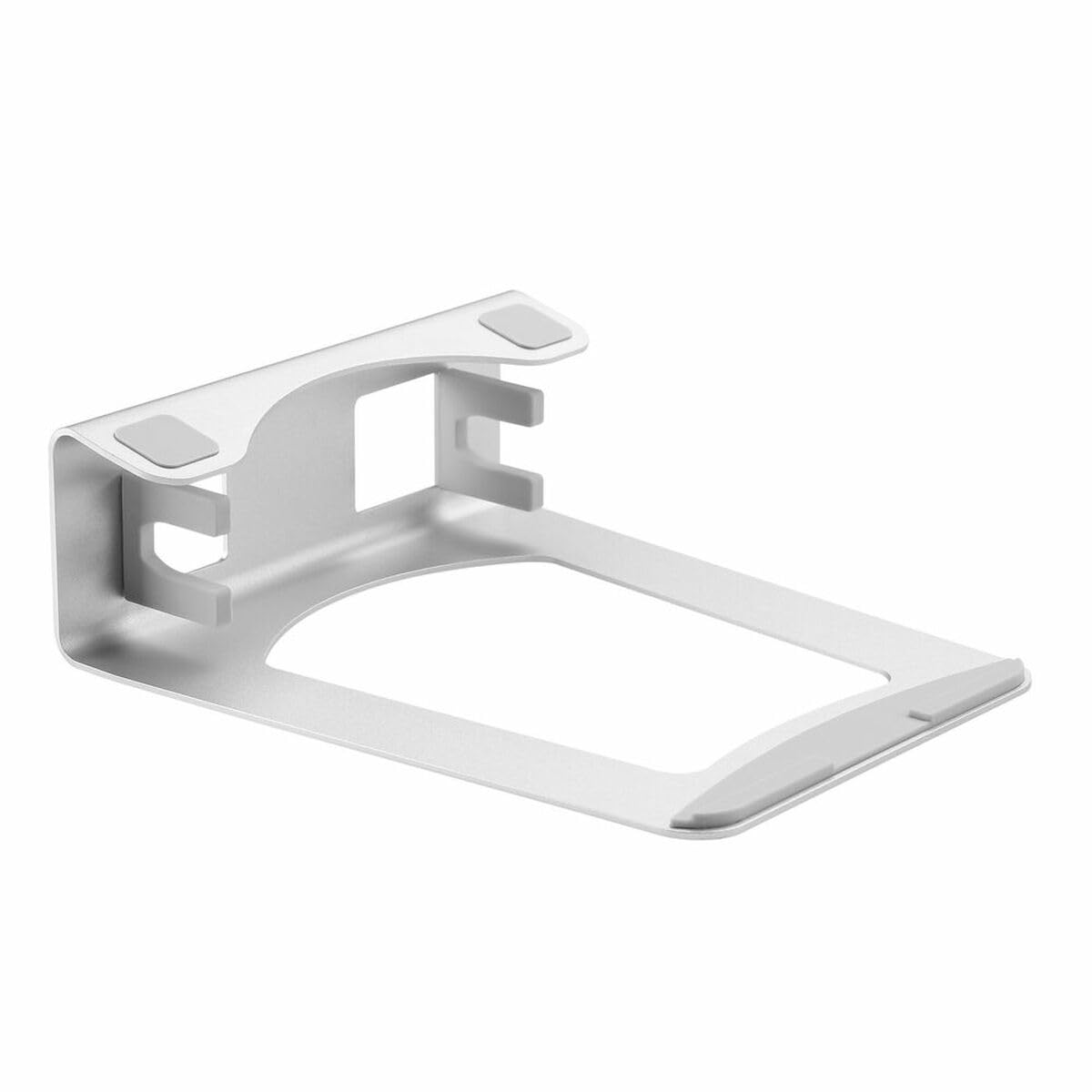 StarTech.com Laptop-Ständer - 2-in-1-Laptopständer oder Vertikalständer - Ideal für Ultrabooks & MacBook Pro/Air - Ergonomische, angewinkelte Tablethalterung für den Schreibtisch - Silber, Aluminium