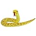 YOHAKI Snake Plush Toy, 59'' Large Washable, Huge Realistic Plush Cuddle Toy, Soft and Cute Children's Gifts, Birthday Party Gifts, Prank Props (Golden Python)