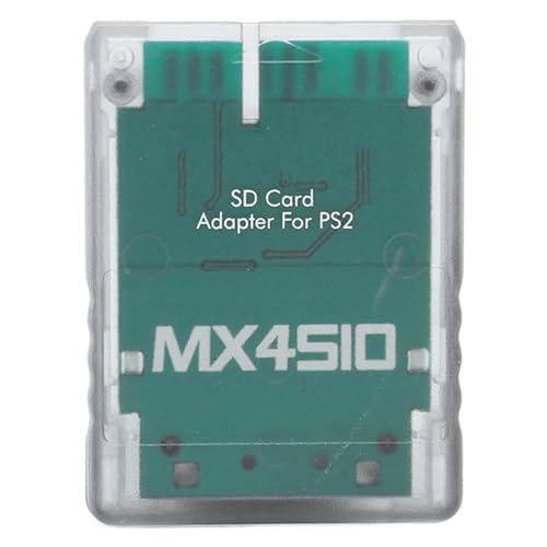 CENPEK Adattatore per Scheda di Memoria per PS2 Adattatore per Lettore di schede SD/TF per Console PS2 Fat