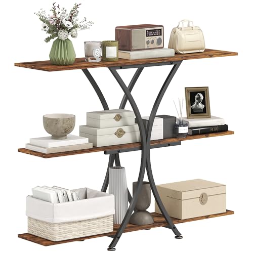 HOMCOM Mesa de Consola de 3 Niveles Mesa