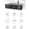 S.M.S.L D12 Audio DAC Mini HiFi Audio Decoder DAC Input USB/Coaxial/Optical Output RCA/Headphone Amplifier DSD512 32-bit 768KHZ for PS5 Switch Support MQA (Black)