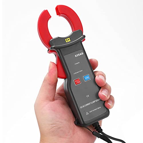 Image of AC /DC Current Clamp Meter Current Sensor Mini BNC Connector Anti Interference for Electrical Testing 035AD
