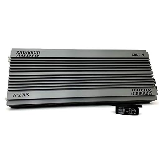 Sundown Audio Salt Series Monoblock Digital Class-D Amplifier (Salt-4 4000W Rms)