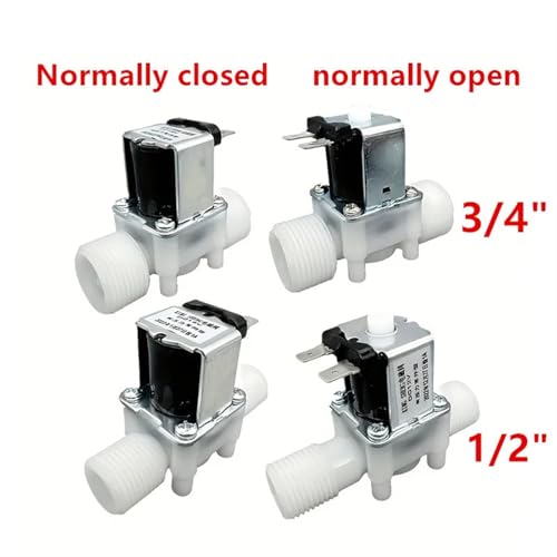 Électrovanne 24V empêche fuite eau vanne normalement fermée 3/4 plastique contre surpression - 8