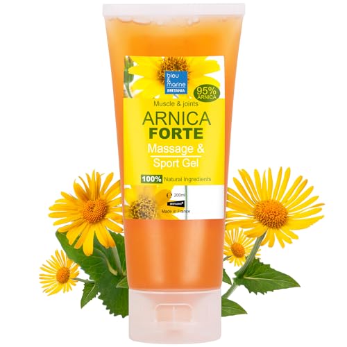 Arnica Gel Highly Concentrated Arnica Massage Gel & Sport Gel Pre & Post Workout Balm Absolute Efficacy 100% Natural Ingredients - 200 ml