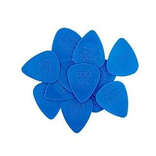 Ernie Ball Lot de 12 médiators fins en nylon, moulés par injection, 0,53 mm - Les Beatles, Paul McCartney, John Lennon, RIngo Starr, George Harrison