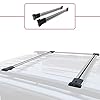 accessorypart Compatible avec Toyota RAV4 III (XA30) 2006-2012 FLY Model Barres de Toit Railing Porte-Bagages de Voiture Gris Aluminium 2 Barres