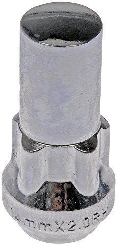 Dorman 711-1028 Wheel Nut Lock Chrome Acorn Nut Set M14-2.0 Compatible With Select Ford / Lincoln Models, 4 Pack #TOP3