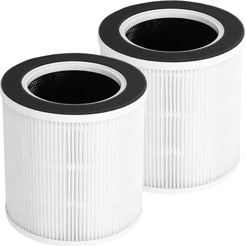 300i Filter Ersatz für KLAMER 300i und Tristar AP-4787, Hokeki VK-6067B & Ultima Cosa Aria Fresca 300 Luftreiniger, 3-in-1 H13 Ersatz HEPA Filter Hocheffizienter Aktivkohle und Vorfilter (2 Stück)