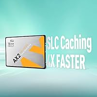 TEAMGROUP AX2 256GB 3D NAND TLC 2,5 Zoll SATA III interne Solid State Drive SSD (Lesegeschwindigkeit bis zu 520 MB/s) kompatibel mit Laptop & PC Desktop T253A3256G0C101 – Ansicht 4