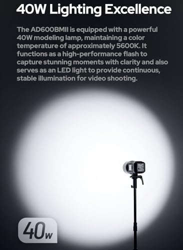 Image of Godox AD600BM II AD600BMII AD600 BM II Bowens Mount 600Ws Outdoor Flash