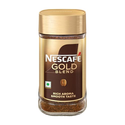 Image of NESCAFE Gold Instant Coffee Powder | Premium Imported Coffee | Freeze Dried | Rich & Smooth Taste | 50g, Jar