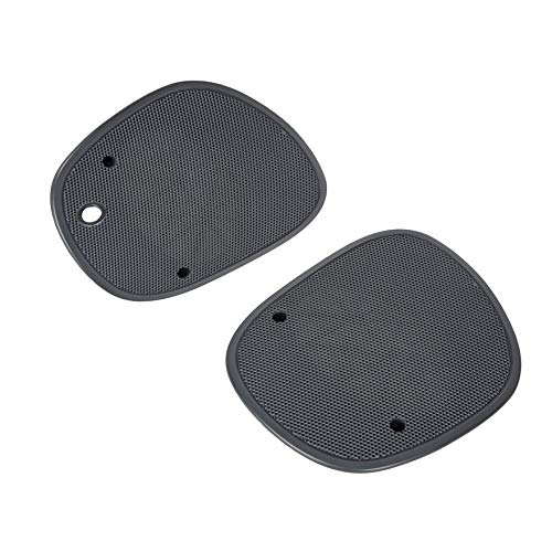 Ecotric Graphite Upper Dash Speaker Cover Grille Grill Compatible With 1998-2005 Gmc Jimmy Sonoma Chevy Chevrolet S10 Blazer Bravada Replacement For Part Number 15046442 15046441 (Lh&Rh) #TOP4