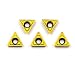 OSCARBIDE Carbide Turning Inserts TCMT090204 TCMT1.8(1.5), TCMT Insert CNC Lathe Inserts for Lathe Turning Tool Holder Replacement Insert, 5 Pieces