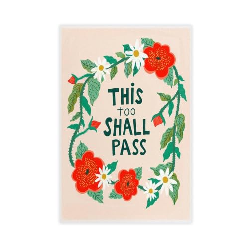 Poster This Too Shall Pass pour habiller un grand mur vide de chambre