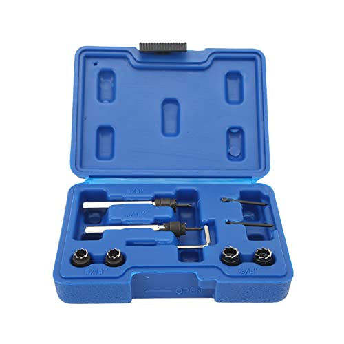 Brrnoo Jeu de Coupeurs de Soudure par Points, 9 Pièces, pour Perceuse électrique, Kit de Mèches de Soudage avec Têtes Interchangeables pour un Retrait Facile du Métal – vue 7