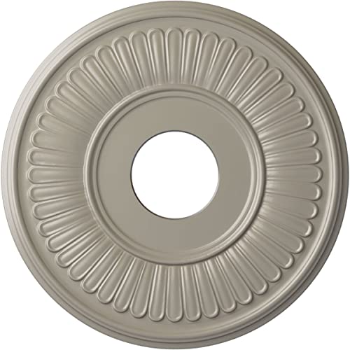 Image of Ekena Millwork Berkshire Ceiling Medallion, Pearl White