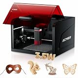 Acmer K1 3.5W Macchina per Incisione Laser, Classe 1 Piccola Taglierina Laser Chiusa e Sicura, Area di Incisione 150×150 mm, Precisione di 0,01 Mm. Per Il Fai da Te Su Legno, Metallo Rivestito, Pelle