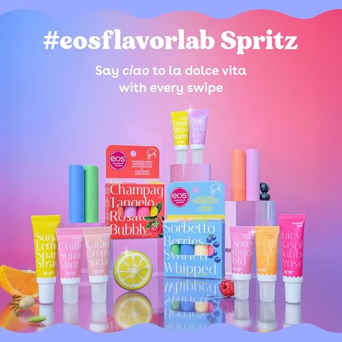 Image of eos Limited Edition 24H Moisture Mini Super Balm, Dolce Vita - Hydrating, Moisturizing Lip Treatment, For Dry Lips, Travel Size, Shea Butter, Cruelty-Free, 0.169 fl oz, 3-Pack