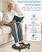 EIGOTDYH EMS Foot Massager for Neuropathy Foot Massager for Circulation and Pain Relief with TENS Unit Muscle Stimulator for Feet Body, Rechargeable Feet Massager,Health Expert Electronic Stimulator