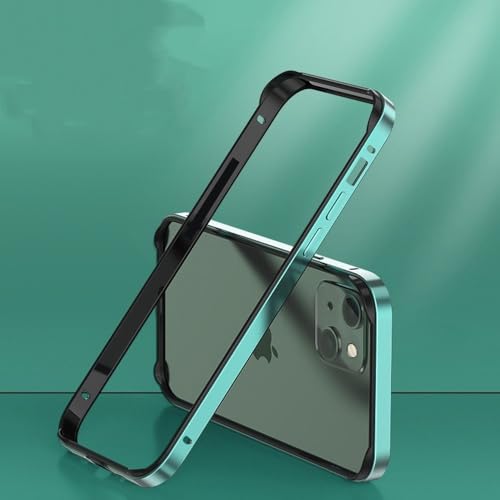 Coque iPhone 12 Pro Max contre la surchauffe silicone aluminium vert