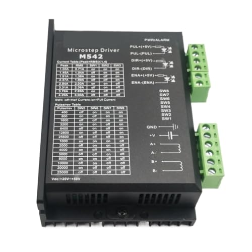 Pilote moteur pas à pas M542 carte électronique de commande microstep 20-50VDC