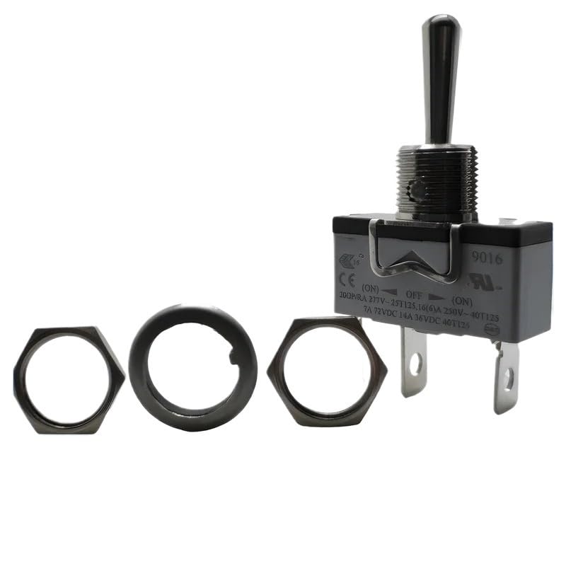 Interrupteur à bascule 12mm anti-oubli avec coupure automatique au relâchement du levier