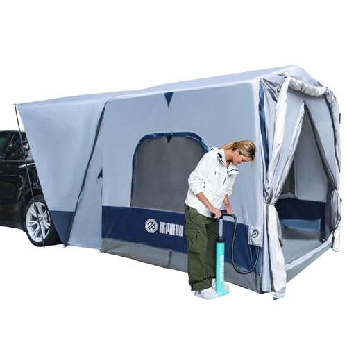 Niphean SUV Tent, 2 Mins Fast Setup Inflatable SUV Tents for Camping, Car Tent with Multi Room for...