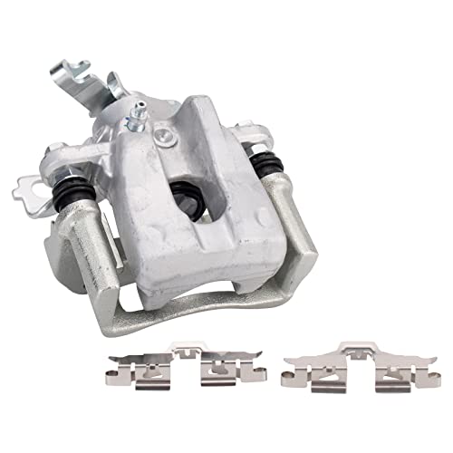 Image of TRQ Rear Left Brake Caliper w /Bracket Drivers Side | For 2009-2010 Pontiac Vibe 2009-2013 Toyota Matrix