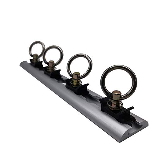 L Track Tie Down System - 5 Piece Powersports Kit Includes 1Pcs L Track And 4 Pcs Single Stud Fittings #TOP1