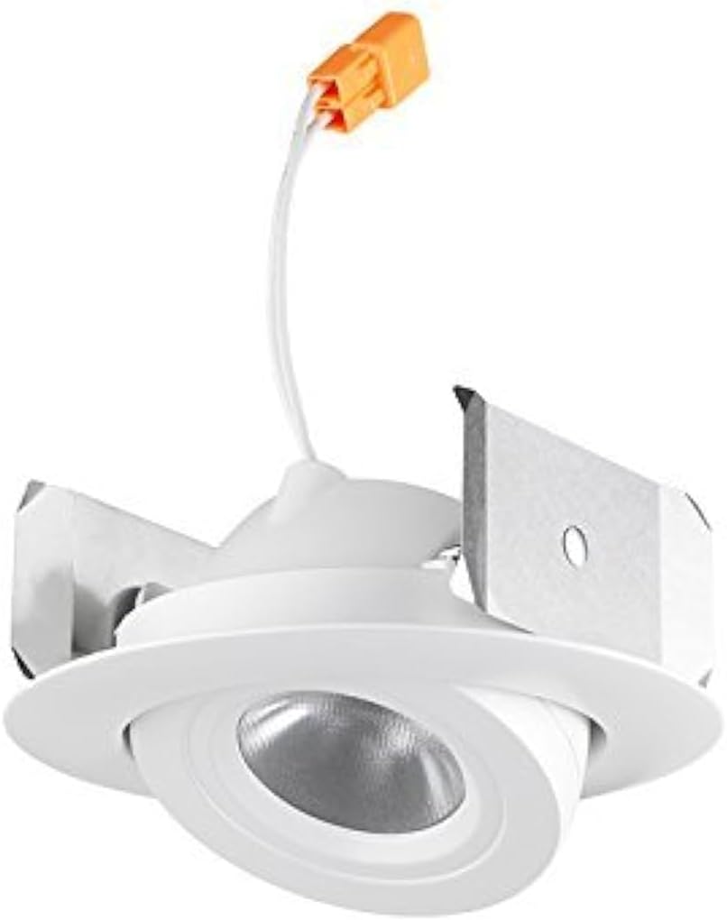 Juno Basics Series 4RLA G2 06LM 27K 90CRI NFL 120 FRPC WH 4in. Round Adjustable Retrofit Trim Downlight Narrow 2700K - White