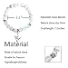 FUSTMW ASL I Love You Hand Sign Language Charm Pendant Bracelet Sign Language Jewelry Interpreter Gift ASL Jewelry for Deaf