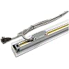 Linear Scale High Precision 1um 5micron for DRO Encoder Optical Grating Glass Ruler Lathe Milling Machine for Lathe Milling EDM Maschine(1 500MM)