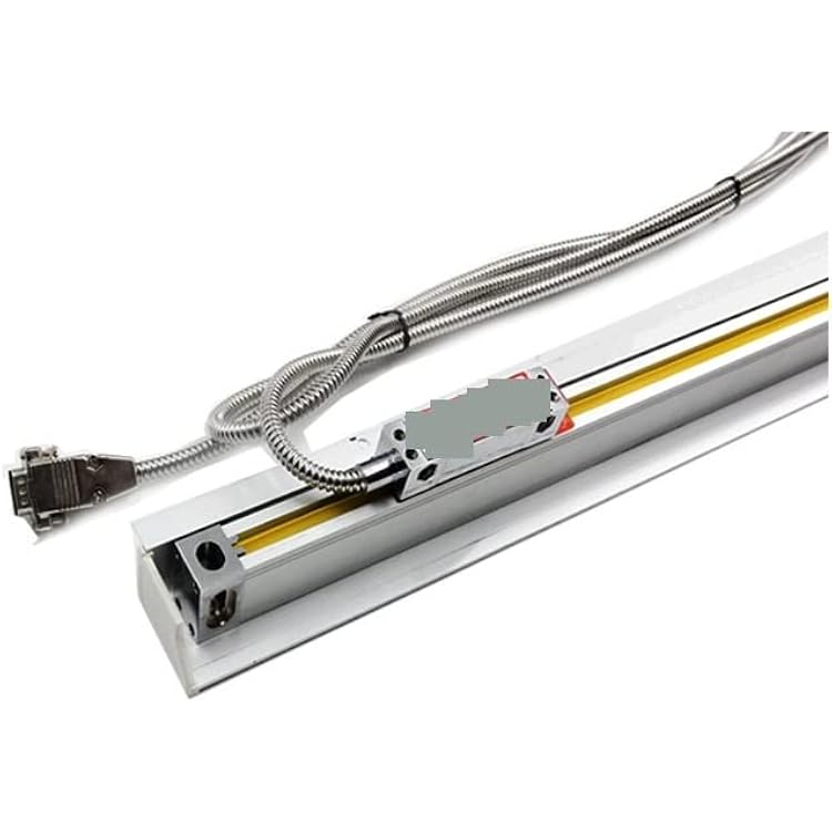 Linear Scale High Precision 1um 5micron for DRO Encoder Optical Grating Glass Ruler Lathe Milling Machine for Lathe Milling EDM Maschine(1 500MM)