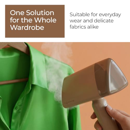 Image of Lifelong Garment Steamer | 1200W Wrinkle Remover, 90 Foldable, 130ml Detachable Water Tank, Fast Heat Up in 30 Seconds | Portable Vertical Steamer for Clothes | Handheld Steam Iron for All Fabrics