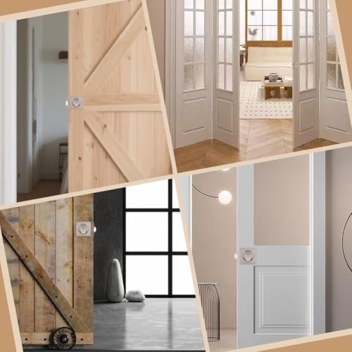 Cerradura para puerta corrediza de bolsillo Ejoyous con tirador lateral, aleación de zinc, indicación de privacidad rojo y verde, diseño empotrado para cocina, dormitorio y baño, acabado plateado miniatura 7