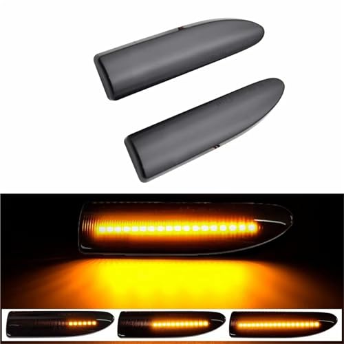 Accesorios coche intermitentes LED con acabado ahumado elegante para Jaguar X-TYPE 3