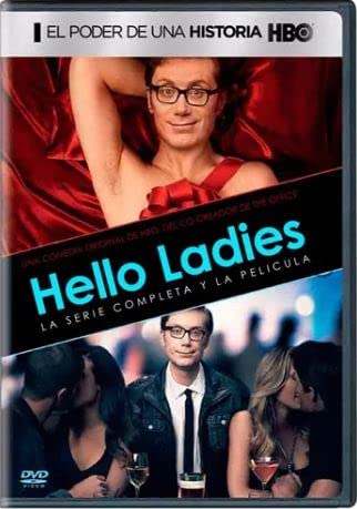 Hello Ladies the Complete Series and The Movie (DVD) HBO Series Starring Steven Merchant (Season 1 and Movie) Spanish Artwork