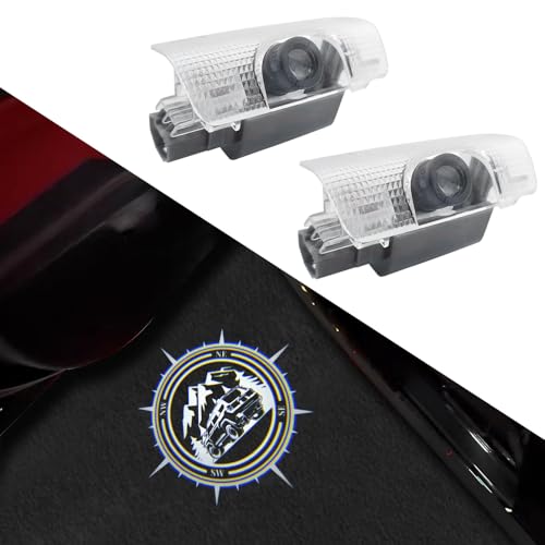akarin 2 PCS LED Car Door Logo Lights Compatible for 4Runner 2010-present Courtesy Projector Laser Welcome Light Puddle Lamp Car Accessories (Second Hand, 4R 2010-present)