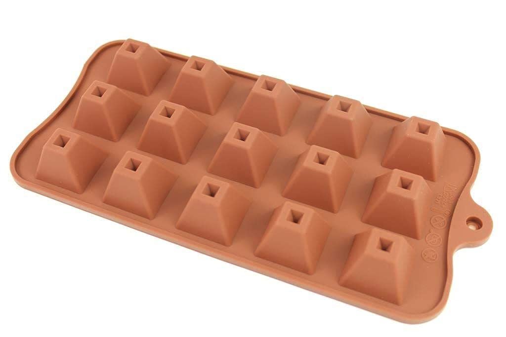 Polyhedron Silicone Mould for Baking Chocolate Ice Cubes Wax Melts - 1 Pack