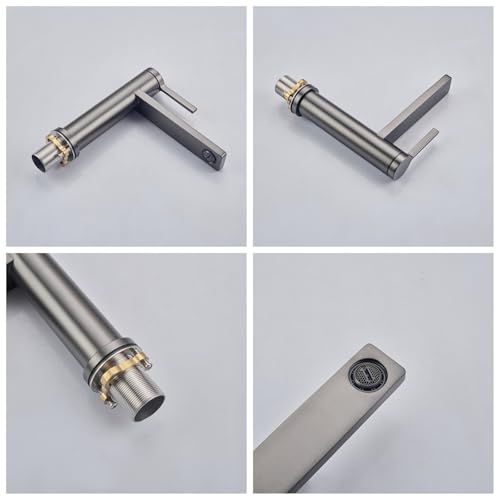 Mitigeur de lavabo à levier unique haute précision en finition chrome durable - 6