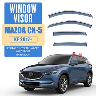 Deflectores de Viento para Mazda CX-5 MK2-KF 2017-2022+,Deflector de Lluvia, Sol, Viento para Ventana