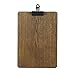 Produktbild Chalkboards UK Klemmbrett, Holz, dunkle Eiche, Holz, Schwarz, A4 (30 x 21 x 0.60cm)