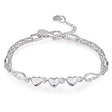 3. Modisch und einfach zu kombinieren: Das Armband hat eine hervorragende Metallstruktur, die zu Ihren verschiedenen Kleidungsstilen passt.