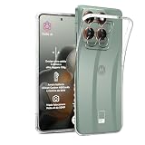MEMELOKA Cover per Motorola Edge 70, Sottile Morbida Silicone TPU Anti-Ingiallimento Custodia Motorola Edge 70[AntiGraffio][Anti-Impronte] - Trasparente