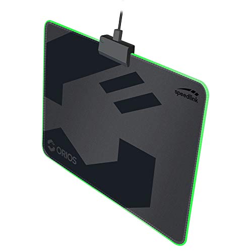 Orios LED Gaming Mousepad Soft, grigio-nero - Mousepad - Immagine 3