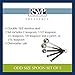 RSVP International Endurance Kitchen Collection Measuring Tools, Dishwasher Safe, Odd Sizes, 5 Piece, Stainless Steel